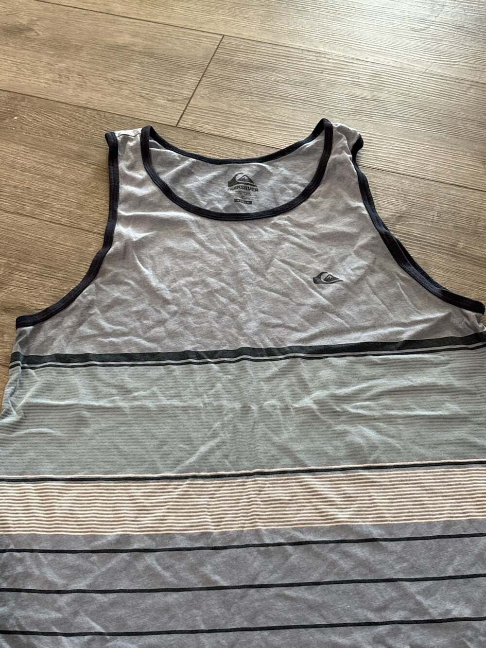 Quiksilver Men's Tijuana Striped Modern Fit Tank Top